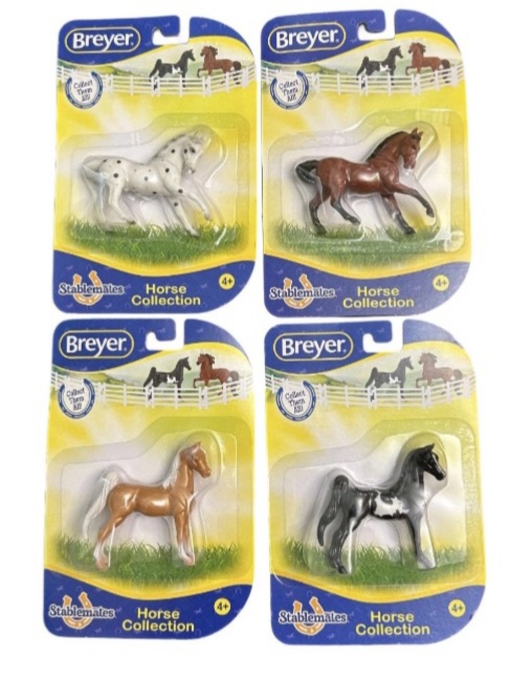 Lot Of 4Breyer Stablemates Horse Collection Complete Set Horses 2021 New In Box